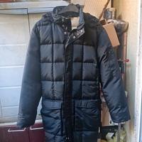 Vero piumino d'oca donna, cappuccio, taglia XL-48