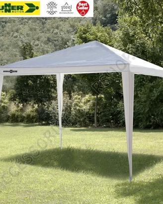 GAZEBO MULTIUSO SPRINT 3X3 BRUNNER IN ACCIAIO
