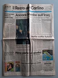 RESTO DEL CARLINO 19 GENNAIO 1993-GUERRA DEL GOLFO