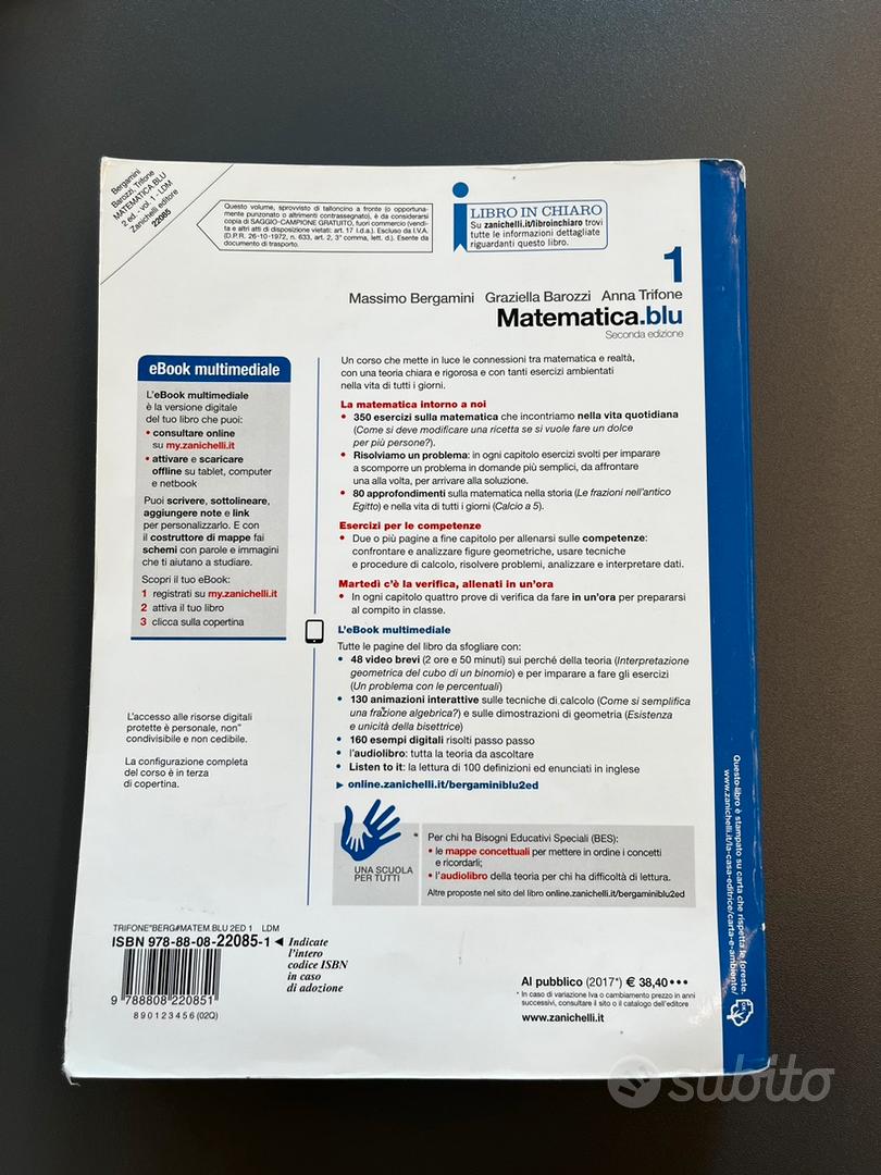 Matematica.blu Soluzioni Volume 1 e 2