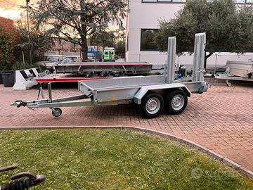 Rimorchio trasporto piattaforme macchine operatric