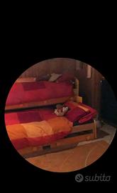 letti scorrevoli con scrivanie 