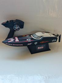 Motoscafo elettrico Stealth Interceptor Himoto 1/6