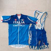Completo ciclismo Italia Castelli 