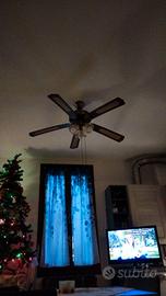 Lampadario con ventola