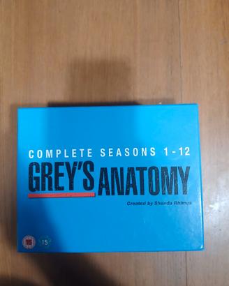 Cofanetto stagioni 1-12 Grey's Anatomy