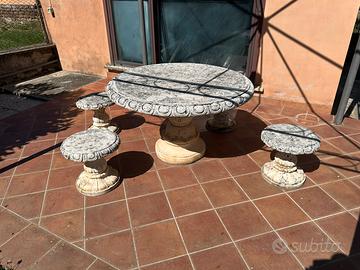Set tavolo da giardino
