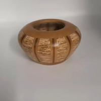 Vaso per arredo in legno