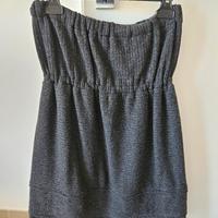 vestito senza spalline