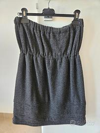 vestito senza spalline