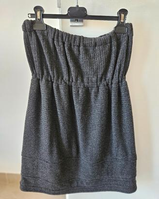 vestito senza spalline