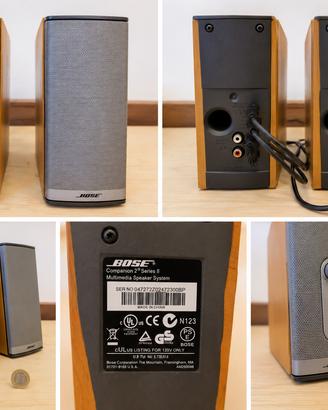 Coppia casse Bose Companion 2 Series II Multimedia