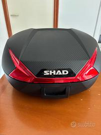 Bauletto Moto Scooter SHAD SH47 + BLOCCA DISCO 
