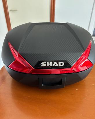 Bauletto Moto Scooter SHAD SH47 + BLOCCA DISCO 