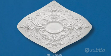 Rosone in gesso 146 cm x 102 cm