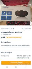 massaggiatore shiatzu