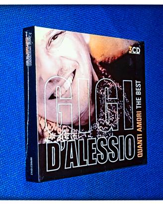 GIGI D'ALESSIO BOXE 3 CD NUOVO SIGILLATO