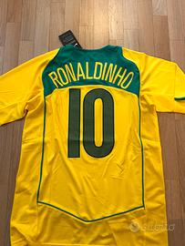 MAGLIA CALCIO RONALDINHO BRASILE 2004