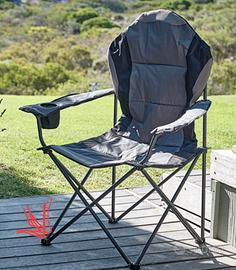 Sedia da campeggio in acciaio, Pieghevole