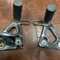Honda xl600v transalp pedane passeggero cromate