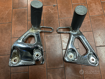 Honda xl600v transalp pedane passeggero cromate