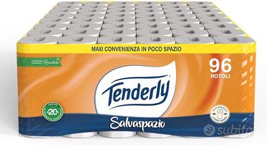 Tenderly Salvaspazio, 96 Rotoli di Carta Igienica