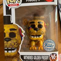 Funko pop whitered golden freddy