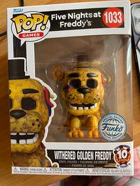 Funko pop whitered golden freddy