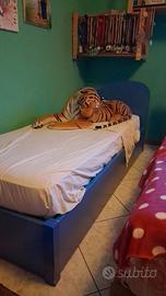 letto singolo con cassone
