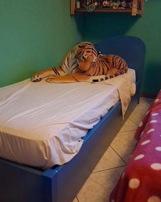 letto singolo con cassone
