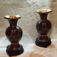 2 vasi cloisonne' 