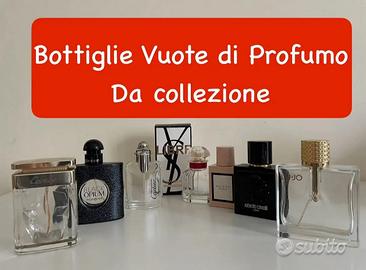 Bottiglie profumo da collezione