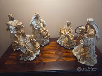 Presepe Natività in tessuto