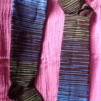 Paia di calze elastiche colorate