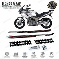 Adesivi compatatibili  TDM 900 2002 2008 argento