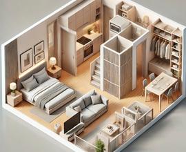 BILOCALE - TIBURTINA / con balcone