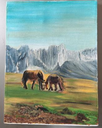 Dipinto su tela 