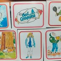 Lotto Figurine vintage anni 80 album Paninari 1987