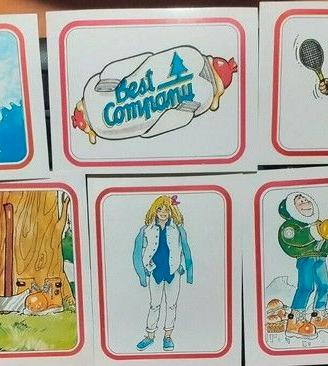 Lotto Figurine vintage anni 80 album Paninari 1987