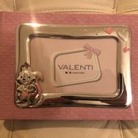 Portafoto bimba Valenti argento rosa – nuovo con