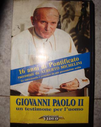 Videocassetta Giovanni Paolo II 16 anni di papato