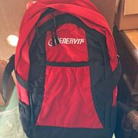 zainetto zaino enervit nuovo rosso ferrari barre