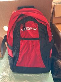 zainetto zaino enervit nuovo rosso ferrari barre