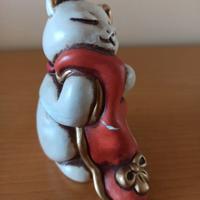 THUN GATTINO VINTAGE FIOCCO ROSSO DA COLLEZIONE

