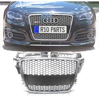 GRIGLIA AUDI A3 8P 08-12 LOOK RS CROMATO NERO