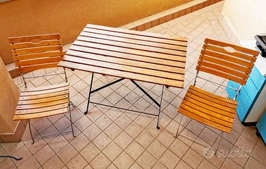Tavolo e 2 Sedie. Set completo