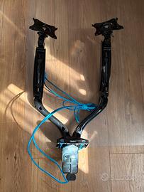 Supporto per 2 monitor da scrivania