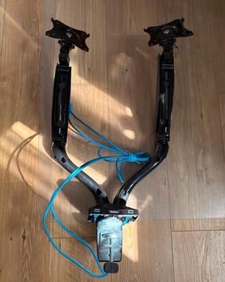 Supporto per 2 monitor da scrivania