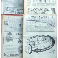 DOMENICA DEL CORRIERE ANNO 1952 E ANNO 1953