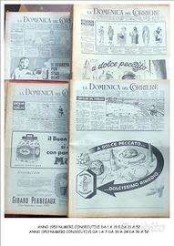 DOMENICA DEL CORRIERE ANNO 1952 E ANNO 1953